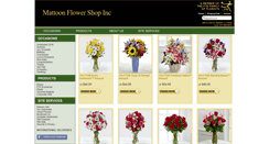 Desktop Screenshot of mattoonflowershop.net
