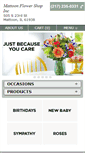 Mobile Screenshot of mattoonflowershop.net